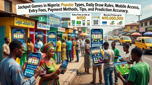 Jackpot Games in Nigeria: Popular Types, Daily Draw Rules, Mobile Access, Entry Fees, Payment Methods, Tips, and Prediction Accuracy